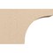 Ekena Millwork 4in. W x 8in. H x 12in. L Huntington Woodgrain TimberThane Rafter Tail, Primed Tan RFTUR04X08X12HUNRCPR - alternate 4